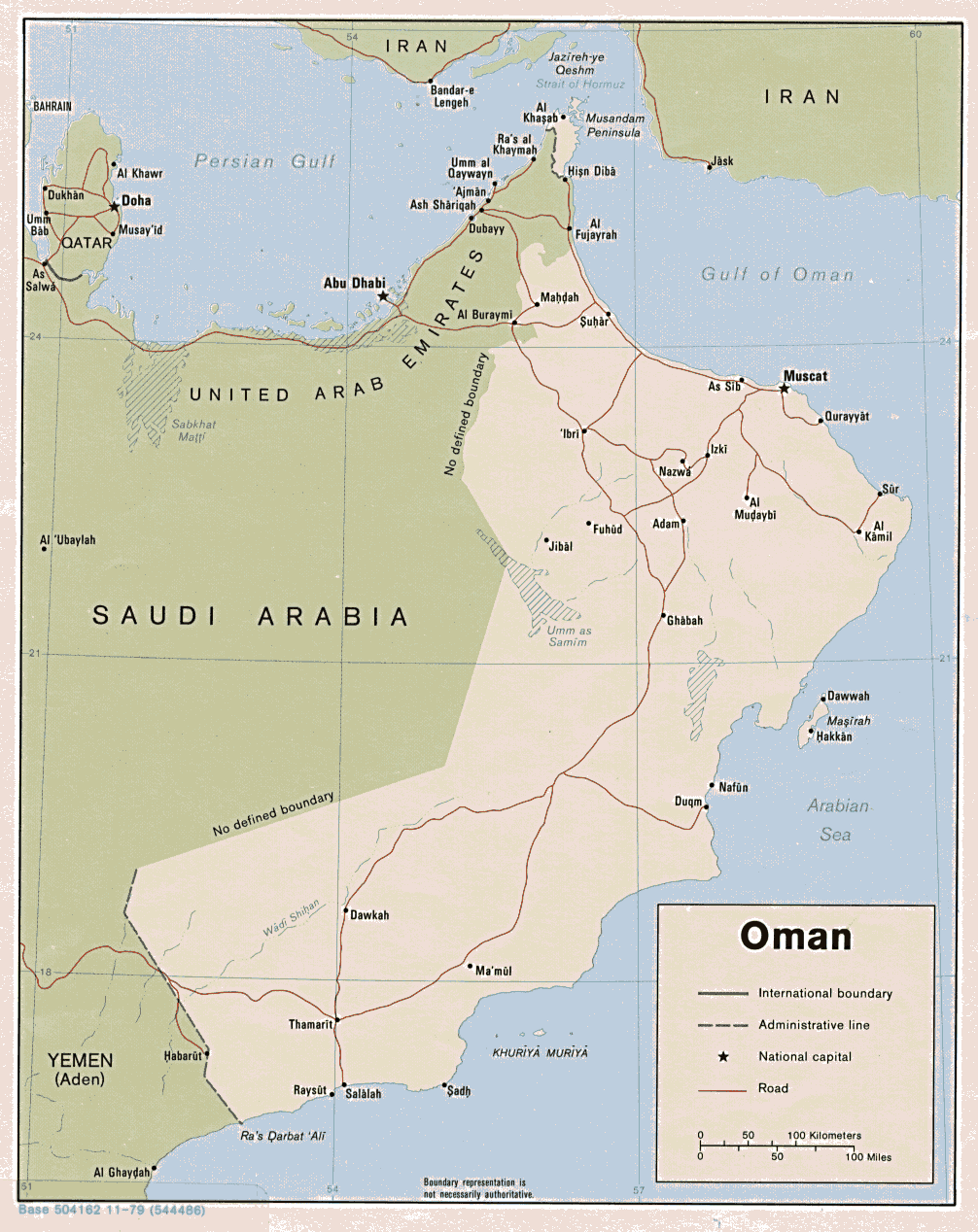 Карта оаэ оман