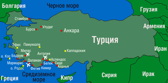 Карта батуми турция