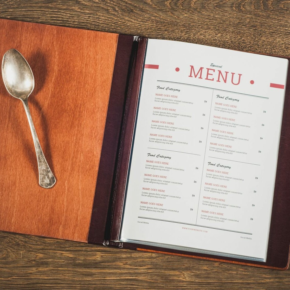 Разные меню